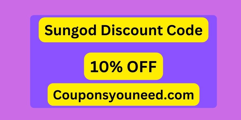 10 Off Sungod Discount Code SEPT' 2024 (Free Shipping)