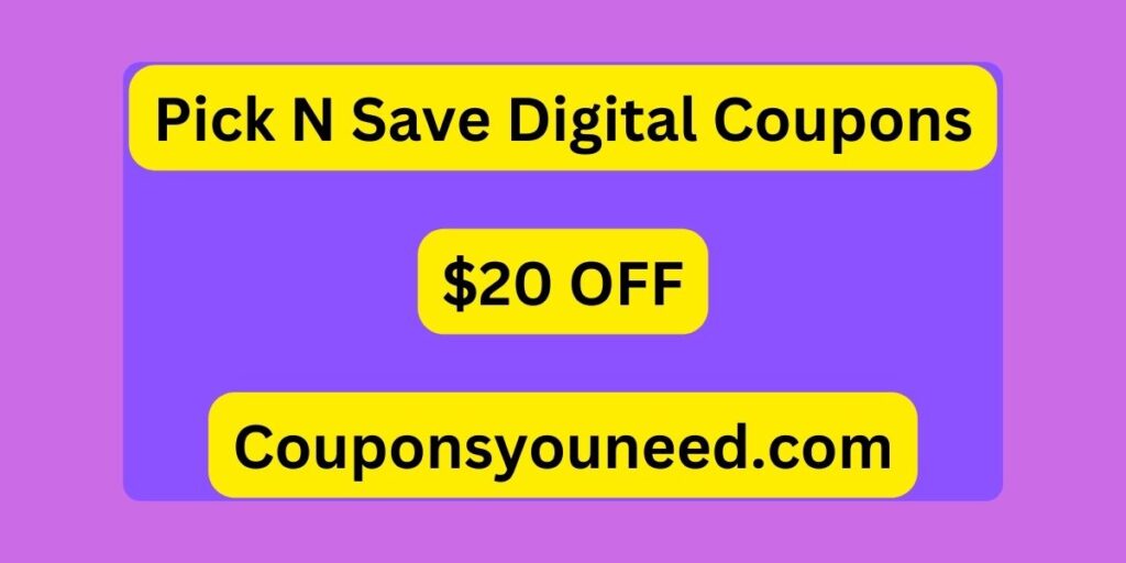 NEW 20 Off Pick N Save Digital Coupons May 2026 Pick N Save Digital Coupons 1024x512 