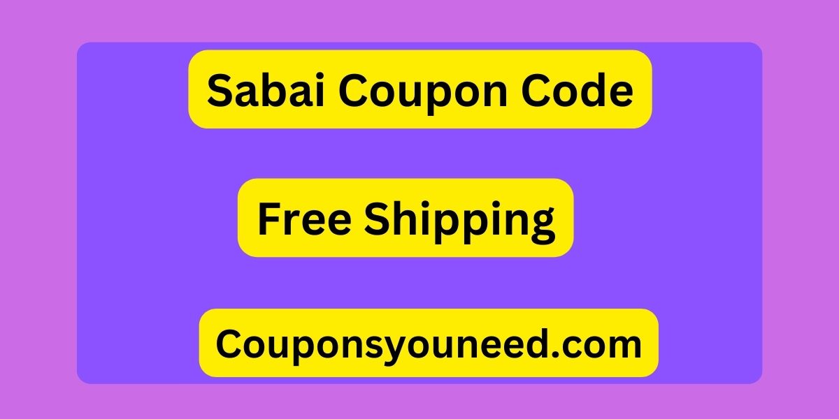 Sabai Coupon Code