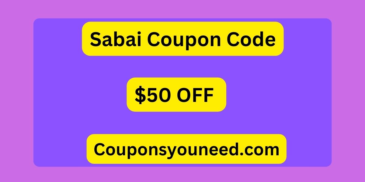 Sabai Coupon Code