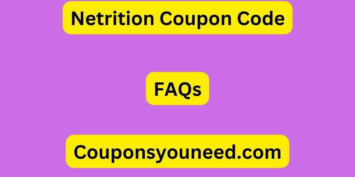 Netrition Coupon Code