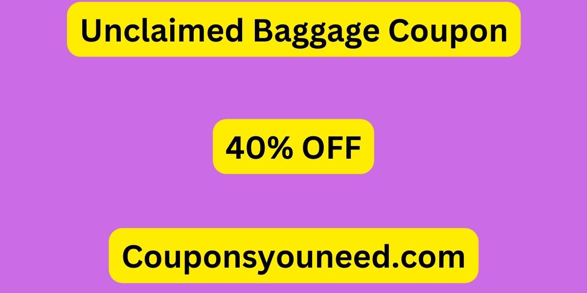 Unclaimed Baggage Coupon