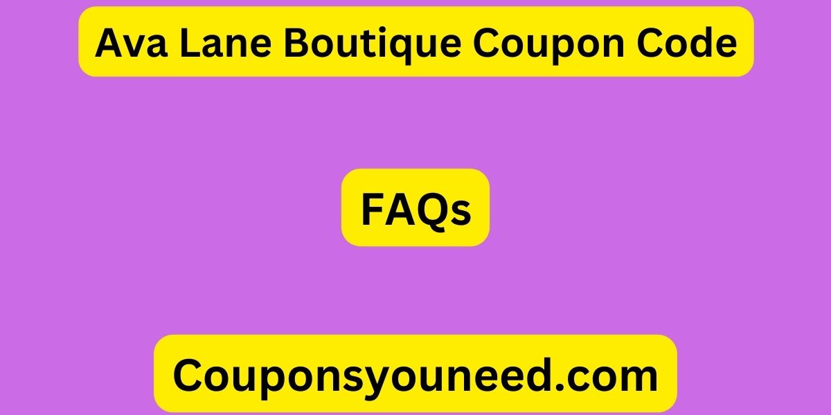 Ava Lane Boutique Coupon Code