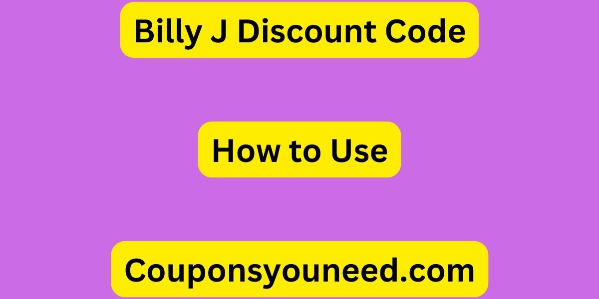 Billy J Discount Code