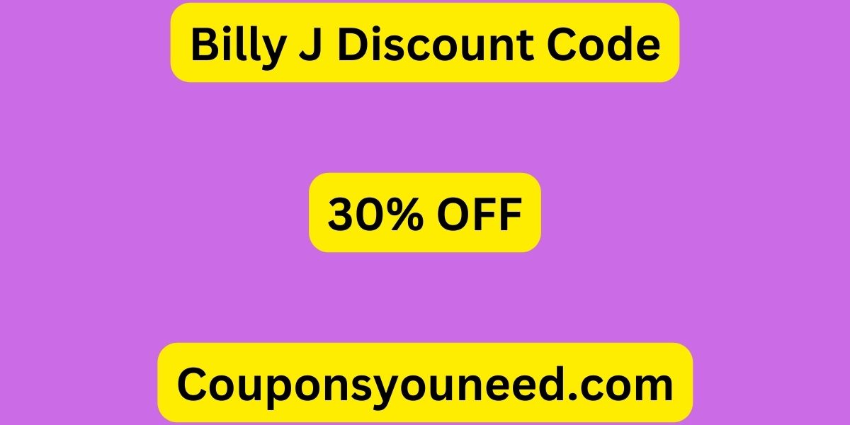 Billy J Discount Code