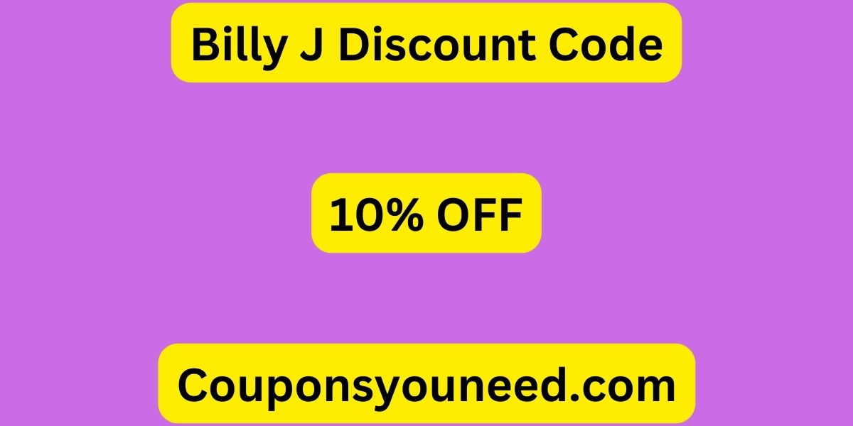 Billy J Discount Code