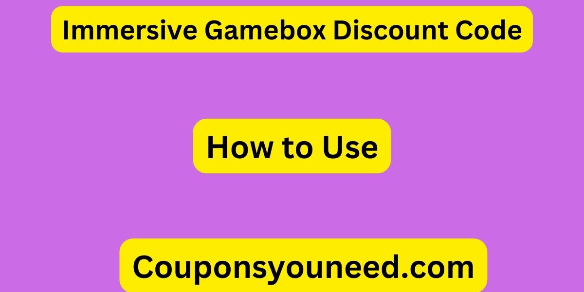 Immersive Gamebox Discount Code