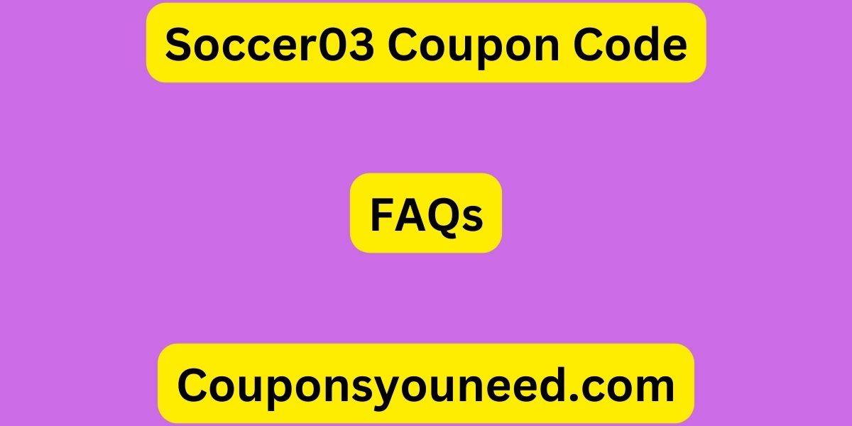 Soccer03 Coupon Code