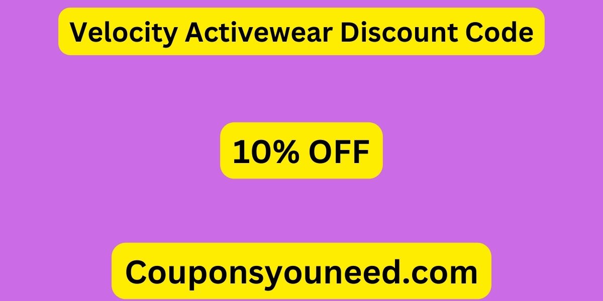 Velocity Activewear Discount Code 