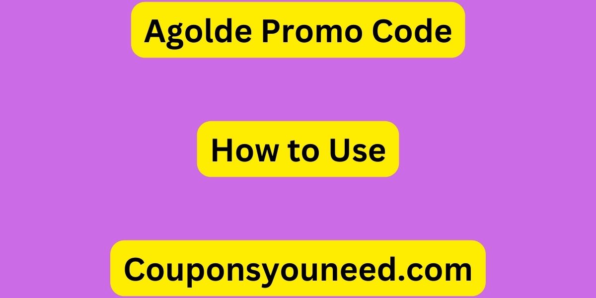 Agolde Promo Code