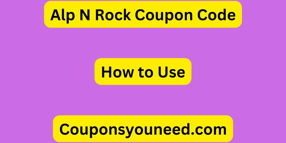 Alp N Rock Coupon Code