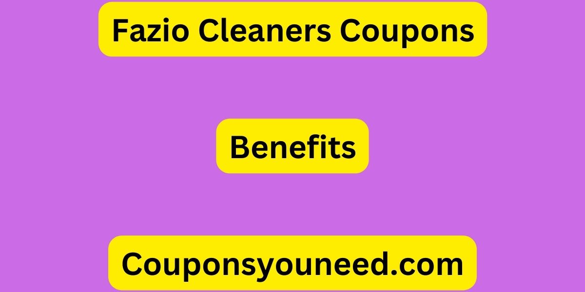 Fazio Cleaners Coupons