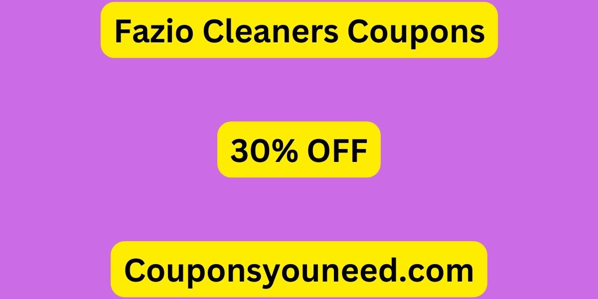 Fazio Cleaners Coupons