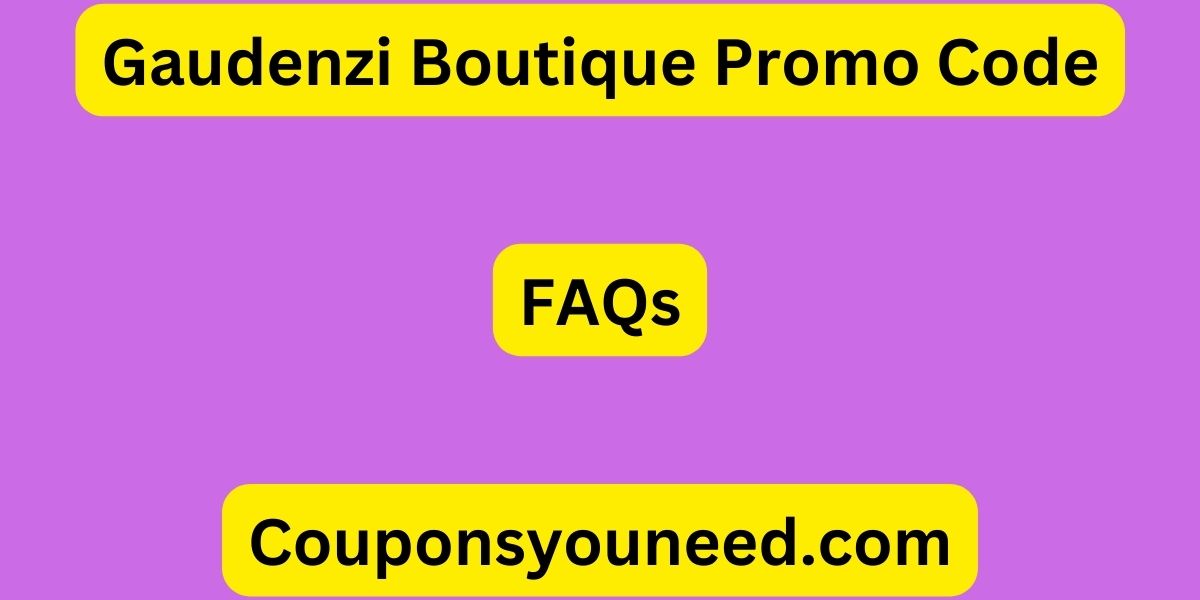 Gaudenzi Boutique Promo Code