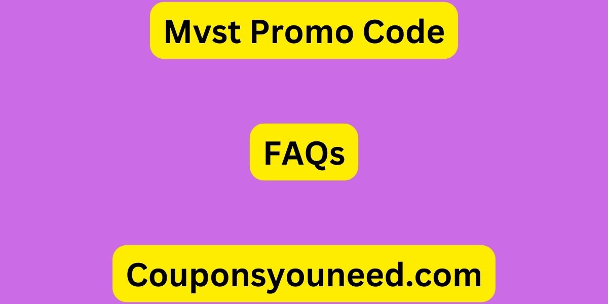 Mvst Promo Code