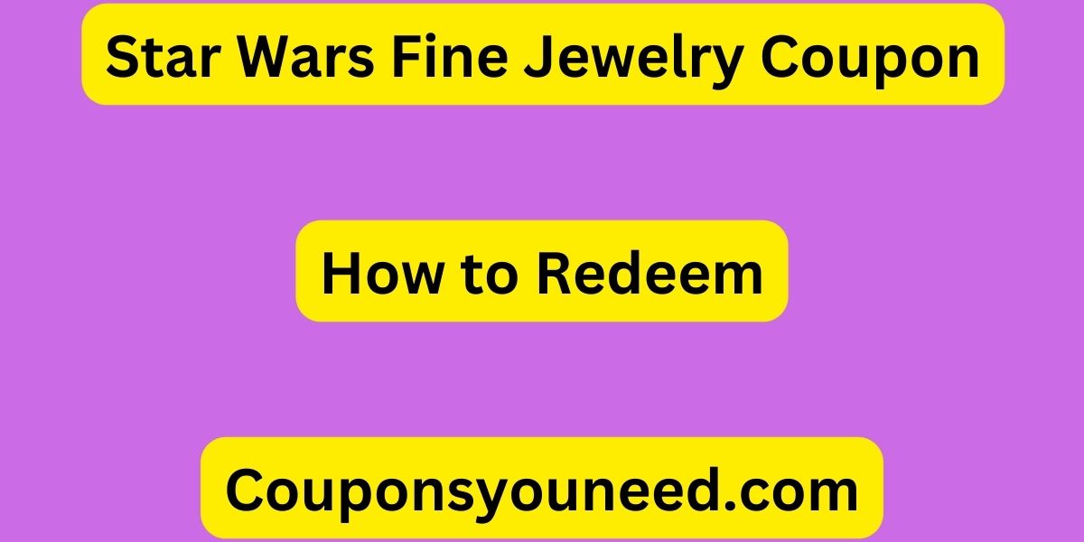 Star Wars Fine Jewelry Coupon