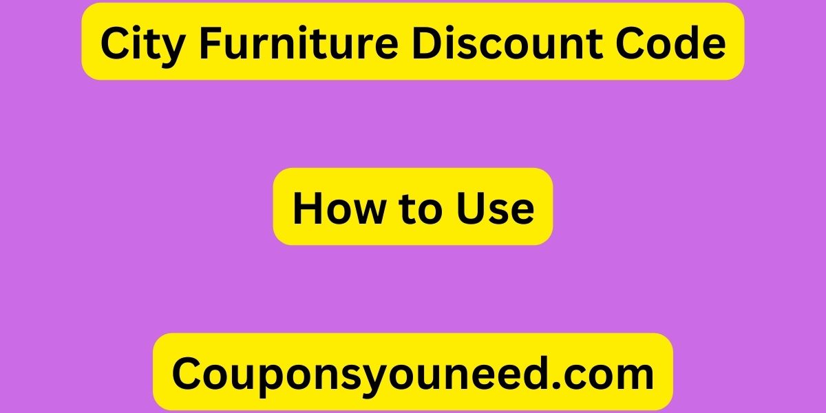 City Furniture Discount Code