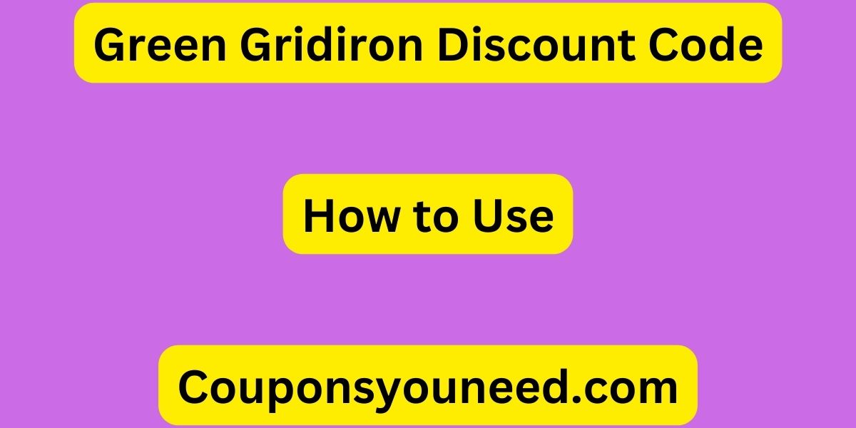 Green Gridiron Discount Code