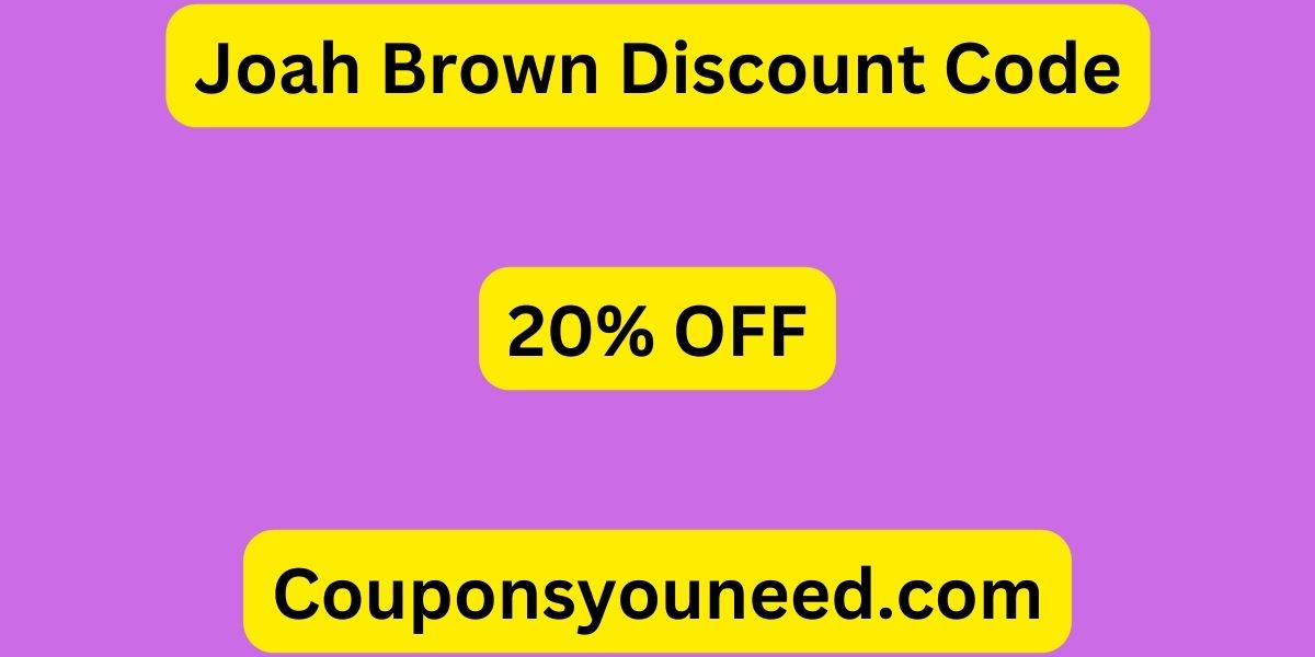 Joah Brown Discount Code