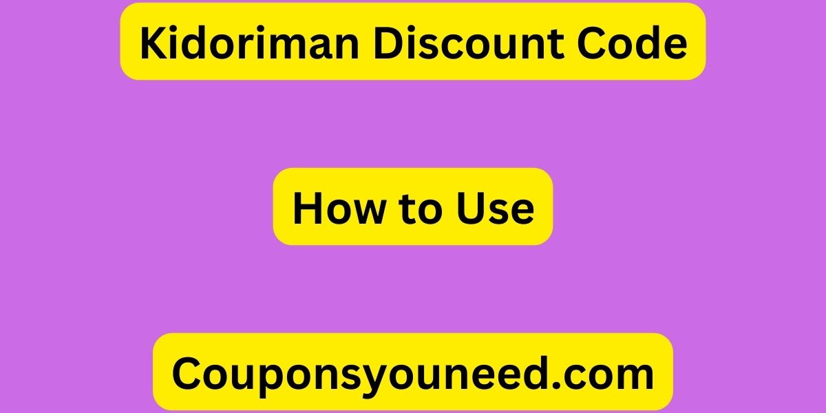 Kidoriman Discount Code