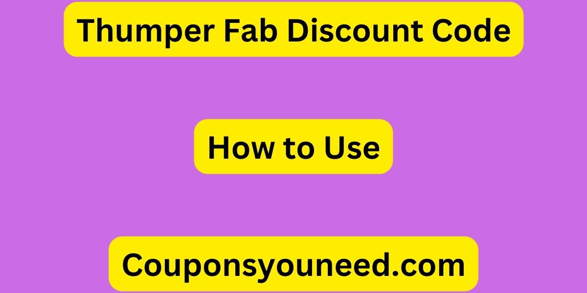 Thumper Fab Discount Code