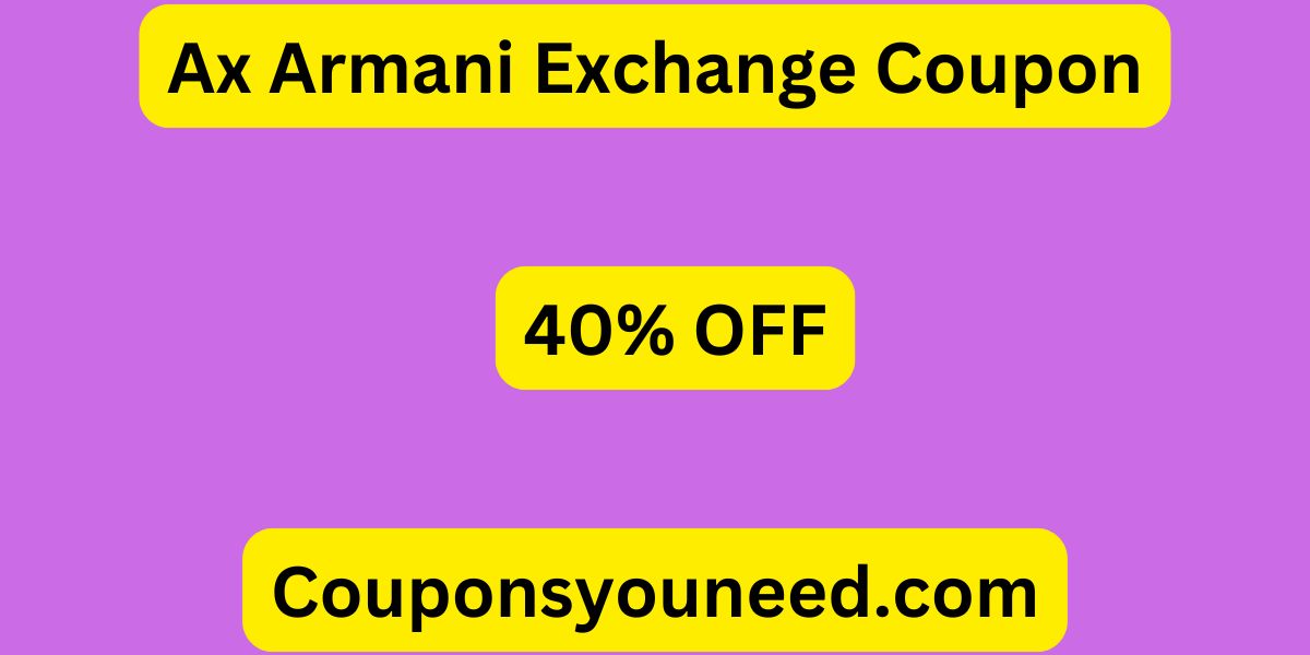 Ax Armani Exchange Coupon