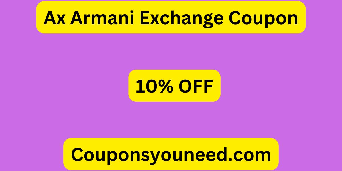 Ax Armani Exchange Coupon