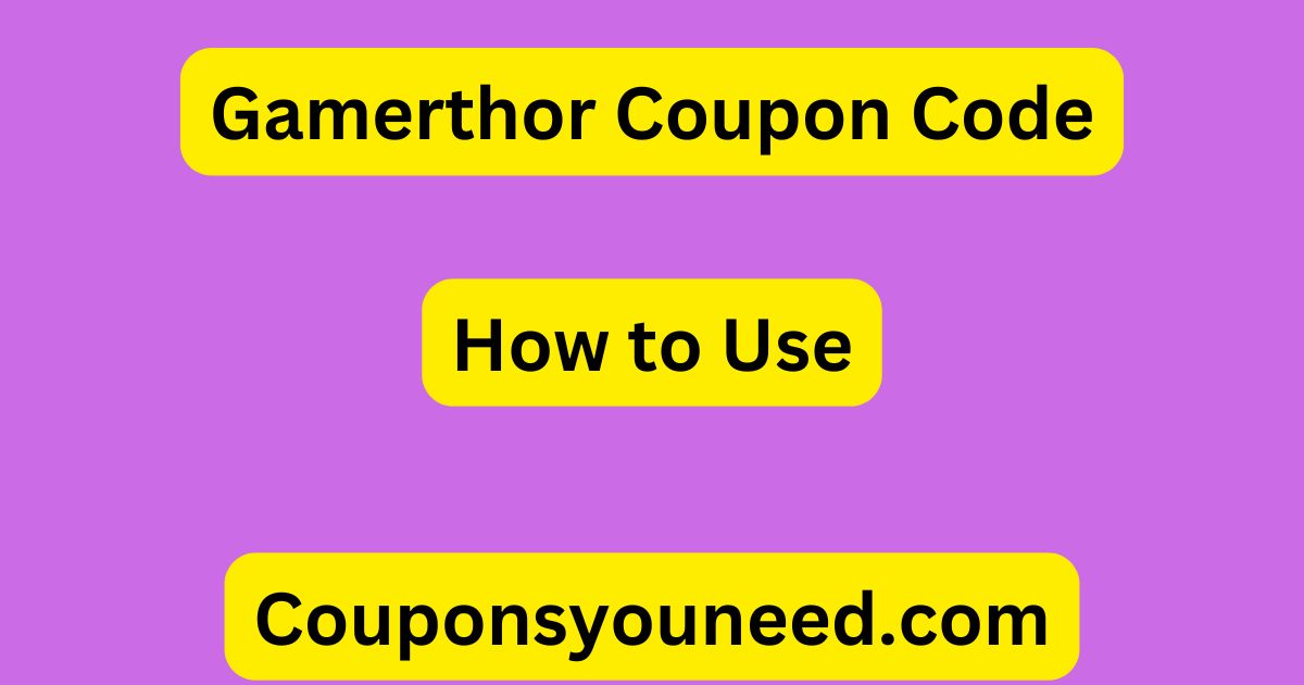 Gamerthor Coupon Code