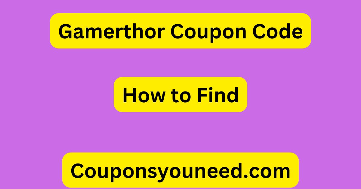 Gamerthor Coupon Code