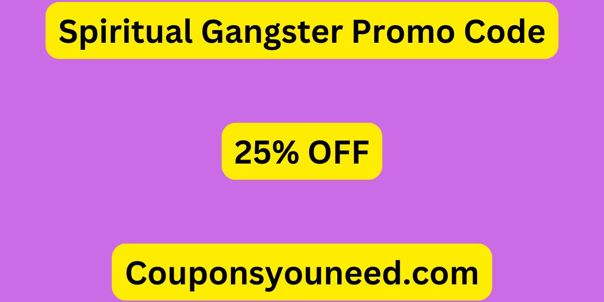 Spiritual Gangster Promo Code