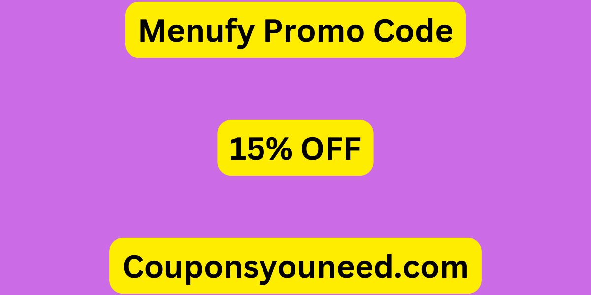 Menufy Promo Code