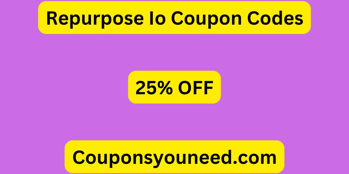 Repurpose Io Coupon Codes