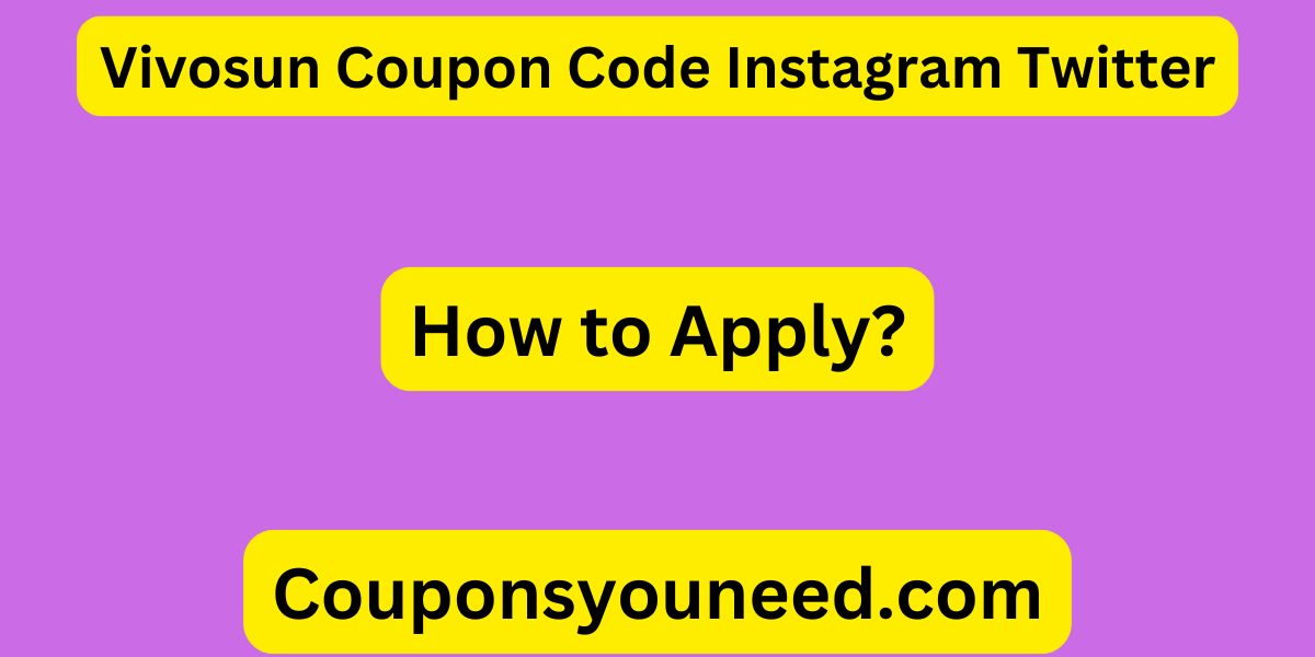 Vivosun Coupon Code Instagram Twitter