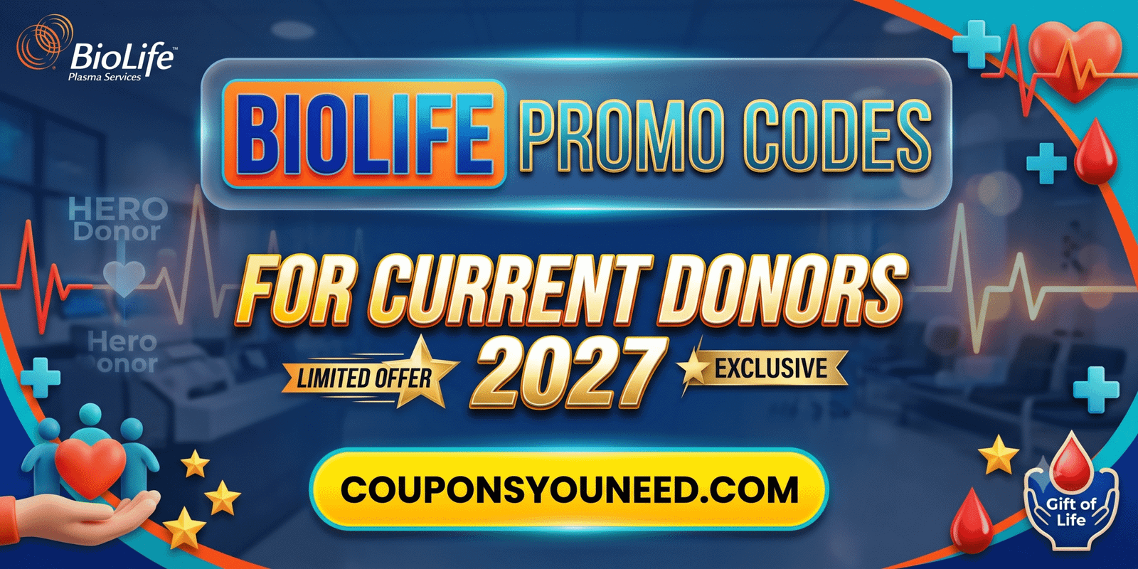 Biolife Promo Codes for Current Donors